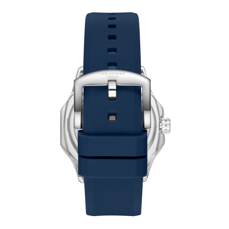 Lee Cooper ساعة سيليكون للرجال 3H LC08254.599 - 28 مم - Image 3